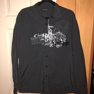 US Expedition Men’s Casual Button Down Shirt Large